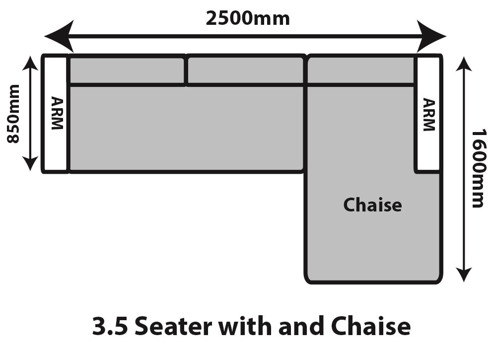 Sydney DIAMOND CHAISE LOUNGE IN FULL GENUINE LEATHER is 2,249 Sydney